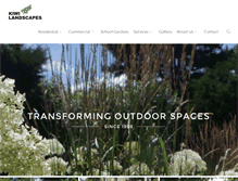 Tablet Screenshot of kiwilandscapes.com